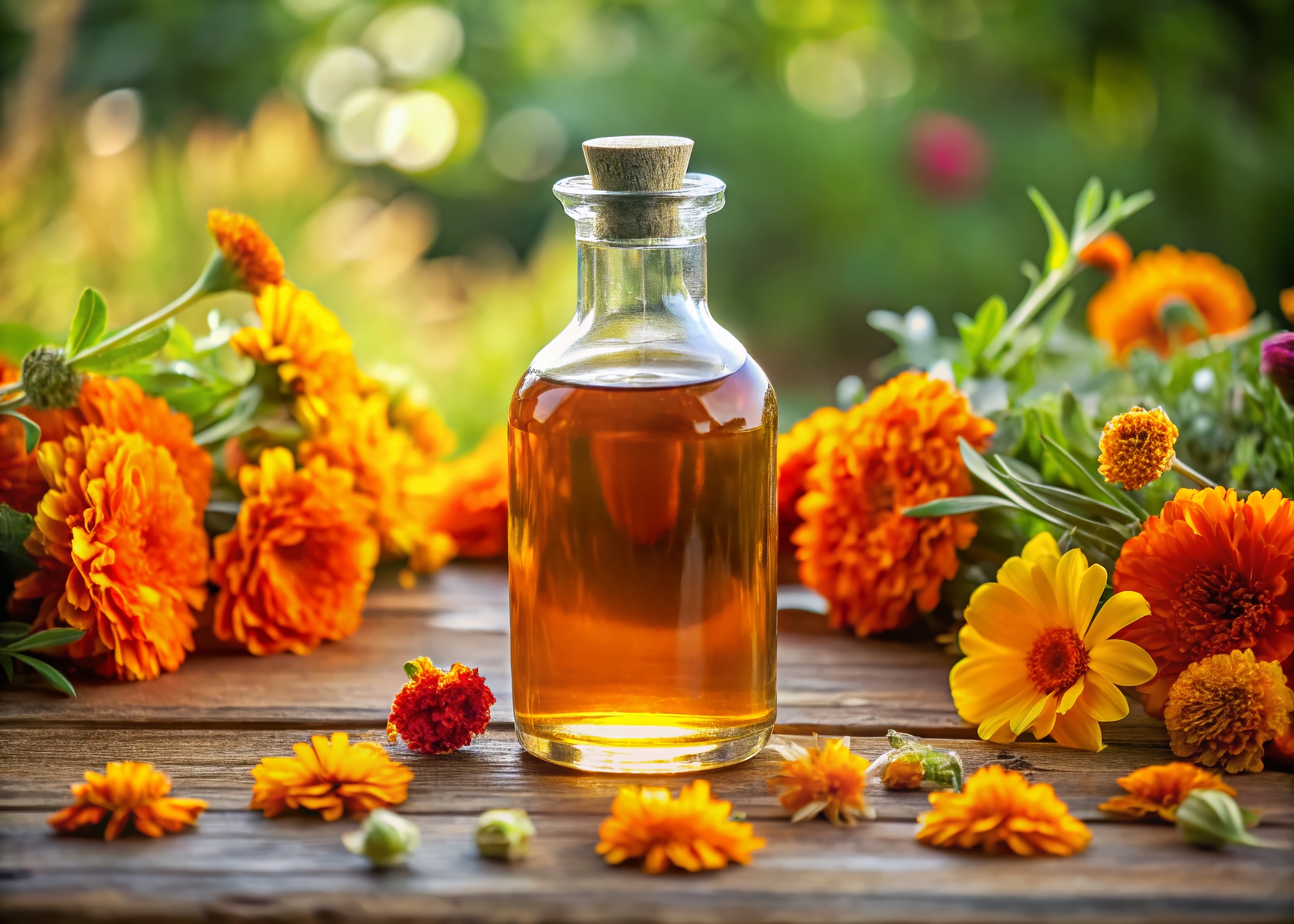 Marigolds for dying