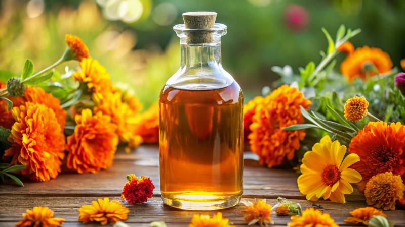 Marigolds for dying
